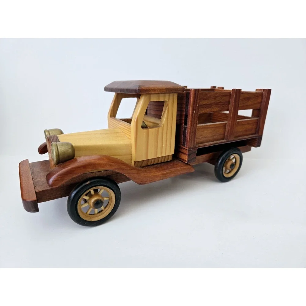 Wooden truck toy‎ for dolls bears 5x11